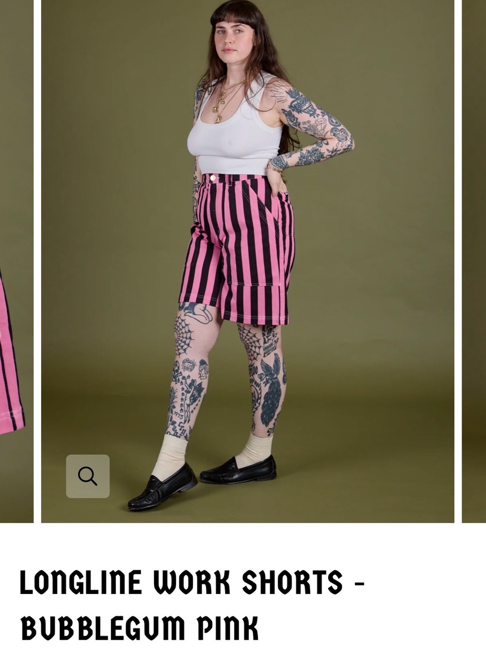 Big Bud Press XXS Striped Work Shorts - Long